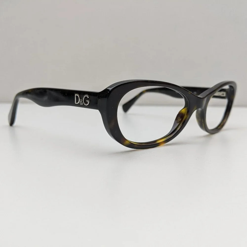 Dolce & Gabbana Tortoiseshell Cat Eye Glasses - Picture 4 of 7